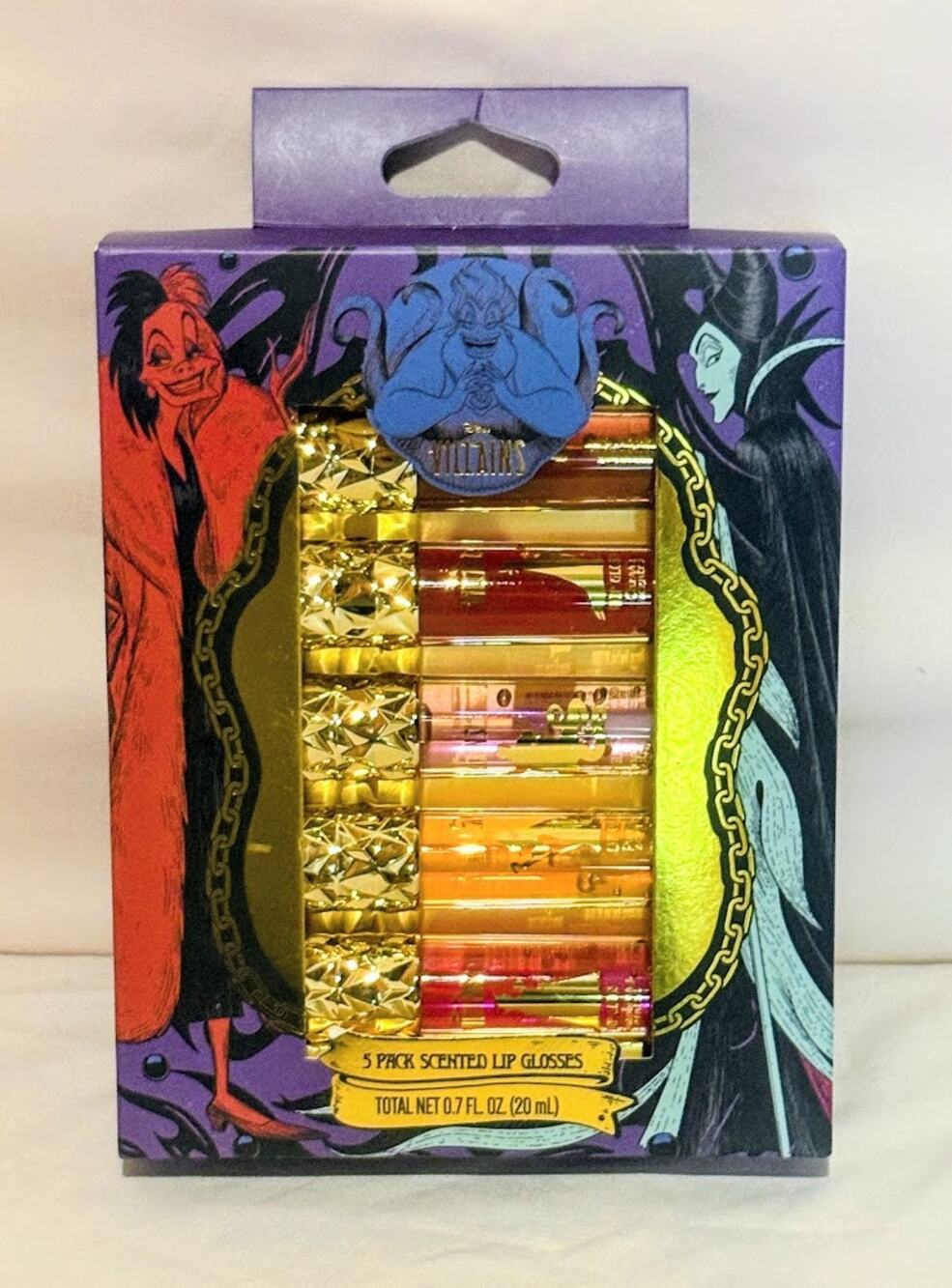 Disney Villains 5-Pack Scented Lip Gloss Set